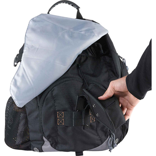 Sac &agrave; dos pour outils 5143 Arsenal, 15" lo x 8" la, Noir, Polyester Quali-T-Solutions