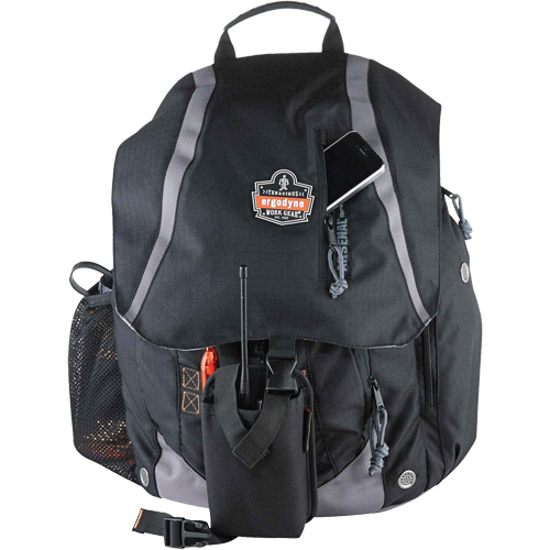 Sac &agrave; dos pour outils 5143 Arsenal, 15" lo x 8" la, Noir, Polyester Quali-T-Solutions