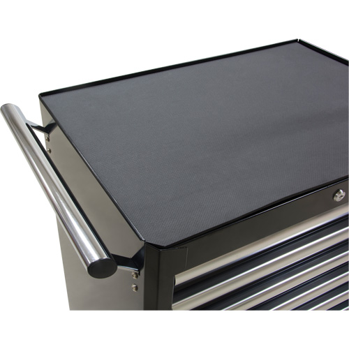Chariot &agrave; outils industriel, 7 tiroirs, 27" la x 18-3/4" p x 39" h, Noir Quali-T-Solutions
