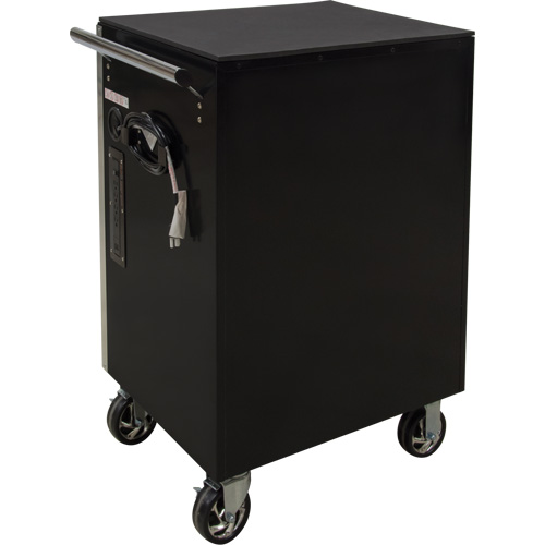 Chariot &agrave; outils &agrave; usage intensif, 7 tiroirs, 28" la x 22" p x 42-3/8" h, Noir Quali-T-Solutions