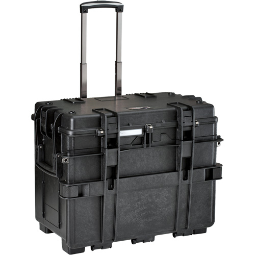 Coffre &agrave; outils militaire mobile avec tiroirs, 5 tiroirs, 22-4/5" la x 15" p x 18" h, Noir Quali-T-Solutions