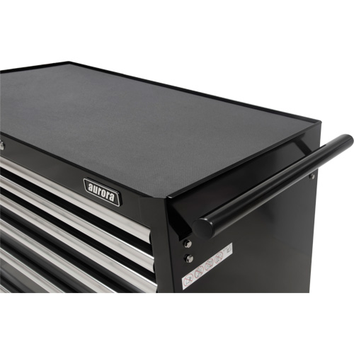 Industrial Tool Cart, 6 Drawers, 39" W x 20-4/5" D x 38-1/2" H, Black Quali-T-Solutions
