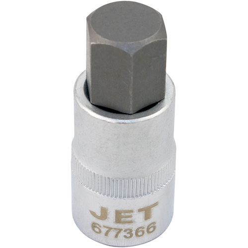 Douille &agrave; embout, Hexagonale, 16 mm x 2" lo, Prise 1/2" Quali-T-Solutions