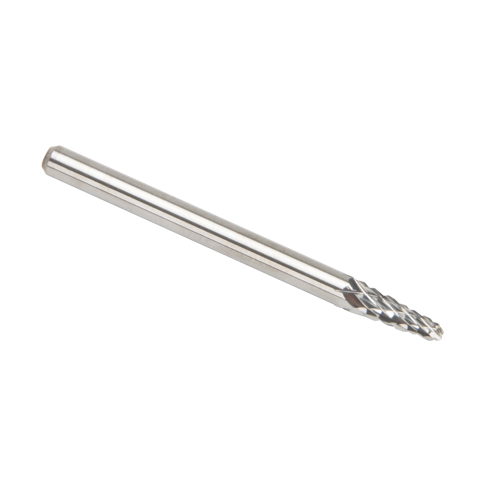 CLEVELAND Solid Carbide Burrs - Taper Shape Radius End 14°, 1/8" Shank Quali-T-Solutions