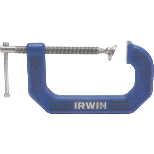 Serre-Joints En C Quick-Grip, Capacit&eacute; de 1" (25 mm), Profondeur de gorge de 1-3/16" (30 mm) Quali-T-Solutions