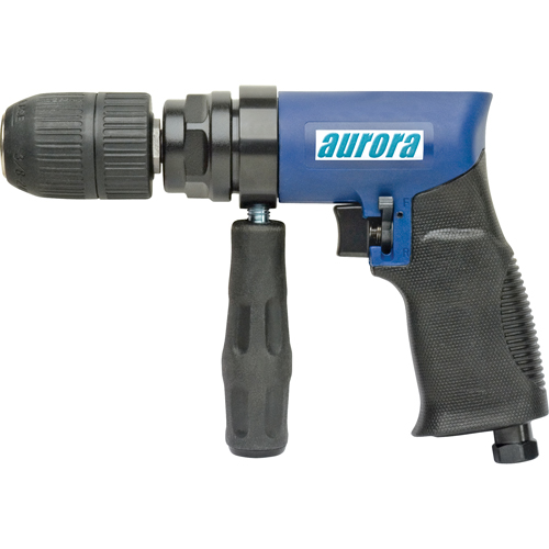 1/2" Air Reversible Drill, 4 CFM, 1/4" NPT, 88 dBA, 1/2" Chuck Quali-T-Solutions