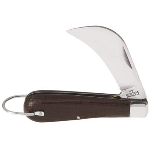 Pocket Knife with Hawkbill Slitting Blade, 2-5/8" Blade, Carbon Steel Blade, Plastic Handle Quali-T-Solutions