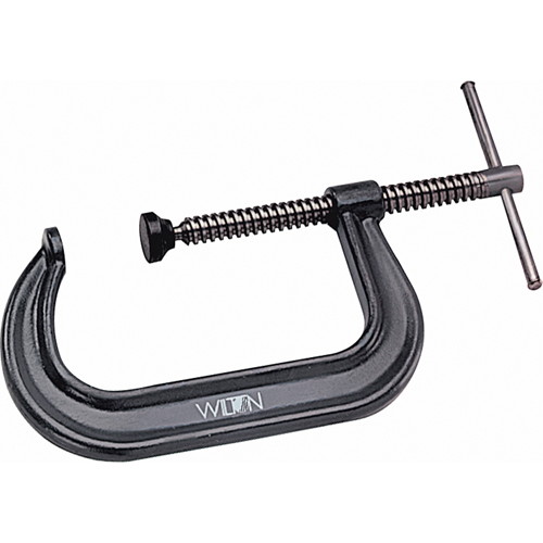 Serre-joint en C, Capacit&eacute; de 4-1/4" (108 mm), Profondeur de gorge de 3-1/4" (83 mm) Quali-T-Solutions