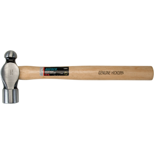 Ball Pein Hammer, 32 oz. Head Weight, Plain Face, Wood Handle Quali-T-Solutions