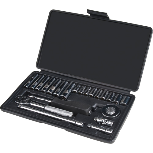 Jeu de douilles, 22 Mcx, Prise de 1/4", Profond Quali-T-Solutions