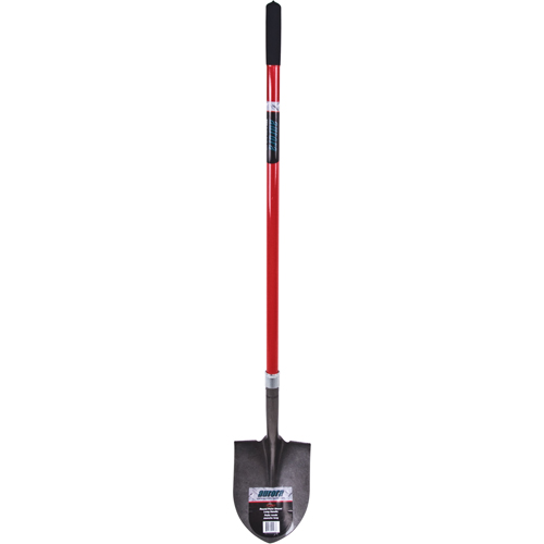 Pelle ronde robuste, Lame Acier au carbone, Fibre de verre, Manche Droit Quali-T-Solutions