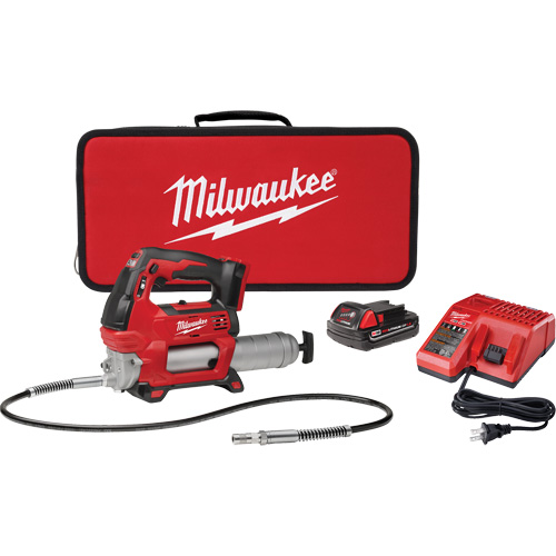 Ensemble de pistolet graisseur sans fil &agrave; deux vitesses M18, Lithium-ion, 18 V Quali-T-Solutions