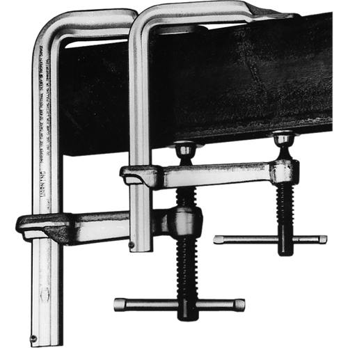 Serre-joints &agrave; barre pour le soudage & la fabrication , 8" (203,2 mm), Force de serrage 2660 lb Quali-T-Solutions