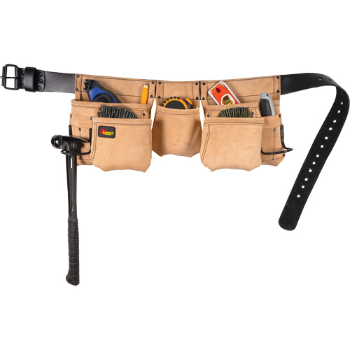 Tabliers de compagnon menuisier, Cuir, Havane Quali-T-Solutions