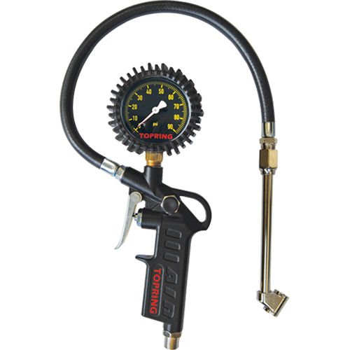 Manom&egrave;tres pour roues jumel&eacute;es- Manometres de gonflage a cadran de style pistolet Quali-T-Solutions
