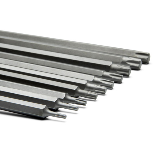 Long Bit Socket Set, Torx&reg;, 1/4"/3/8" Drive, 10 Pcs Quali-T-Solutions