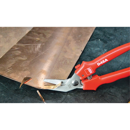 Offset Multi-Purpose Snips, 1-5/8" Cut Length, Straight Cut Quali-T-Solutions