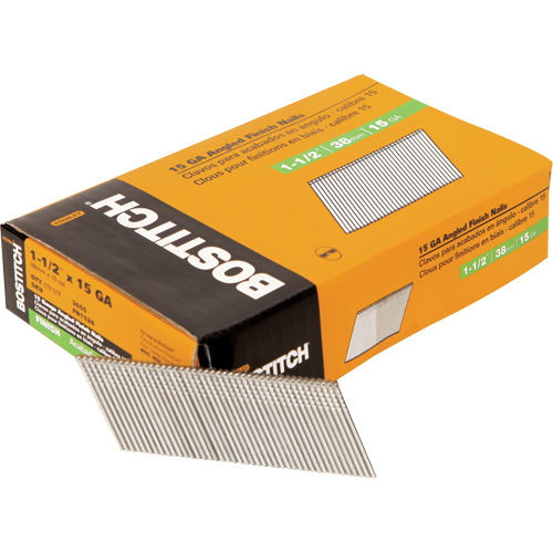 Clous de finition &agrave; angle de calibre 15 Quali-T-Solutions