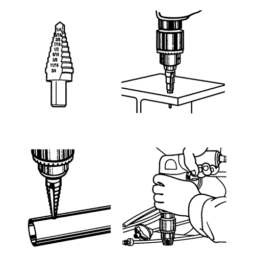 Forets &eacute;tag&eacute;s, Incr&eacute;ments de 1/32" Quali-T-Solutions