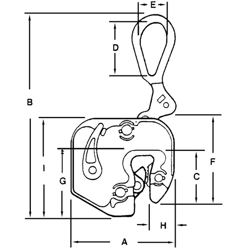 GXL Plate Clamp, 1000 lbs. (0.5 tons), 1/16" - 5/8" Jaw Opening Quali-T-Solutions