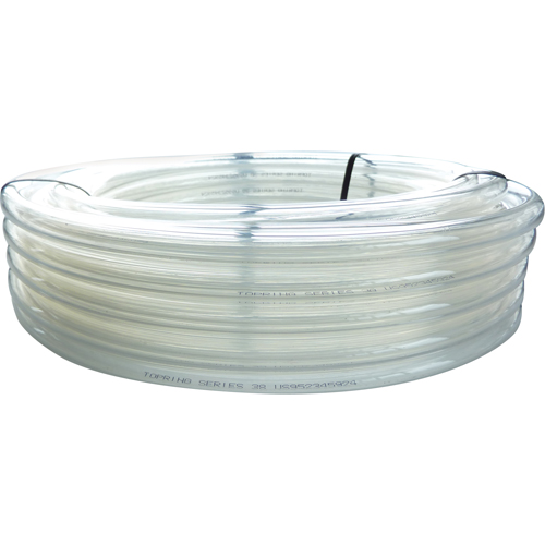 Tubing, Air/Water, 0.5" OD x 100" L, PVC, Clear, 55 PSI @ 20°C Quali-T-Solutions