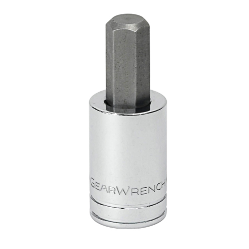 Hex Bit Socket, 1/16" x 1-17/32" L, 1/4" Drive Quali-T-Solutions