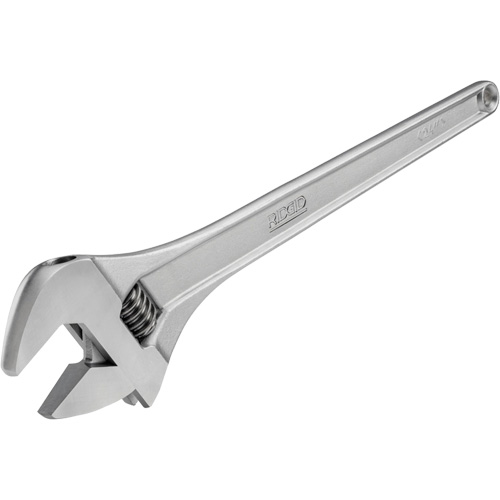 Adjustable Wrench, 6" L, 3/4" Max Width, Chrome Quali-T-Solutions