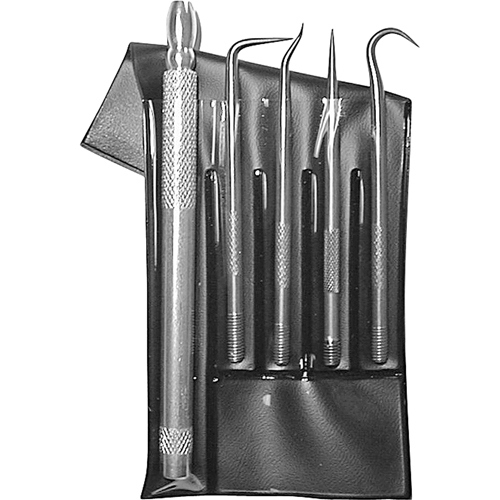 4-Piece Utility Pick Set With  Machined Aluminum Handles Quali-T-Solutions