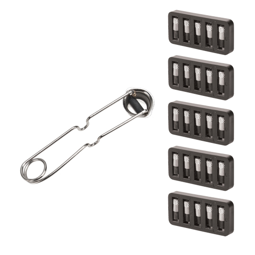 Briquet &agrave; une pierre et cinq porte-pierre Quali-T-Solutions