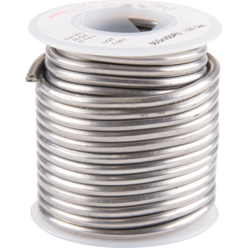 Common Solder, Lead-Based, 50% Tin 50% Lead, Acid Core, 0.125" Dia. Quali-T-Solutions