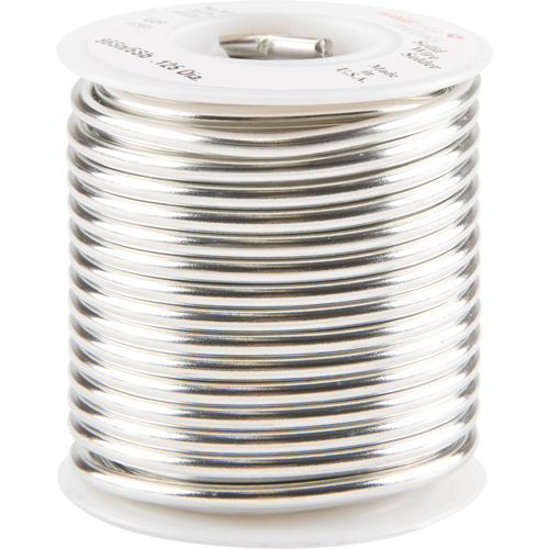 Common Solder, Lead-Free, 95% Tin 5% Antimony, Solid Core, 0.125" Dia. Quali-T-Solutions