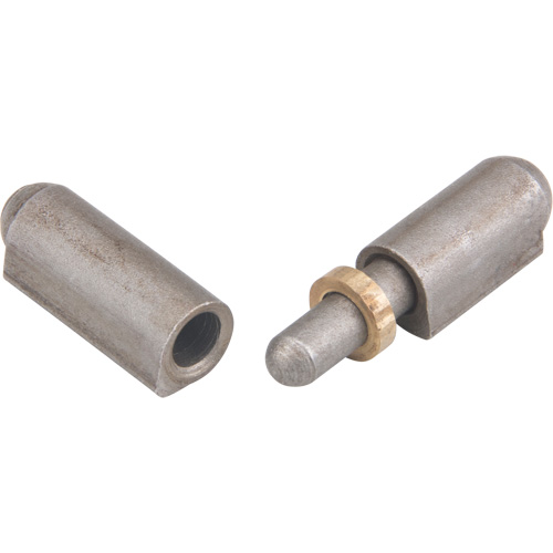 Weld-On Hinge, 0.315" Dia. x 1.575" L, Mild Steel w/Fixed Steel Pin Quali-T-Solutions