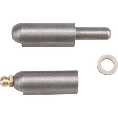 Charni&egrave;re &agrave; souder, 0,512" dia. x 3,15" lo, Acier doux a/goupille fixe en acier Quali-T-Solutions