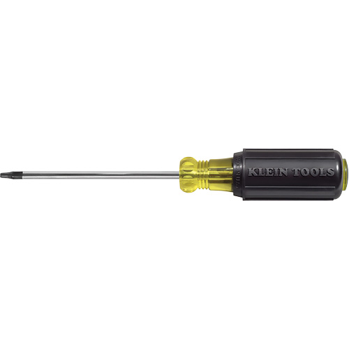Tournevis Klein a/manche caoutchout&eacute;-Tournevis Torx &agrave; tige ronde Quali-T-Solutions