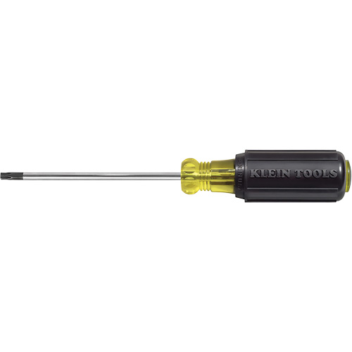 Tournevis Klein a/manche caoutchout&eacute;-Tournevis Torx &agrave; tige ronde Quali-T-Solutions