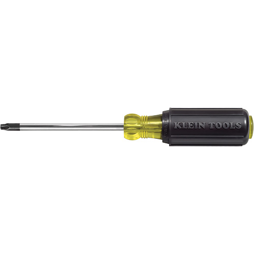 Tournevis Klein a/manche caoutchout&eacute;-Tournevis Torx &agrave; tige ronde Quali-T-Solutions