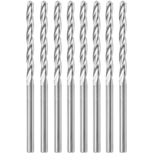 Foret spiral&eacute; &agrave; pointe standard 8 mcx d'un diam&egrave;tre de 1/8", 1/8", Cannelure 1" Quali-T-Solutions