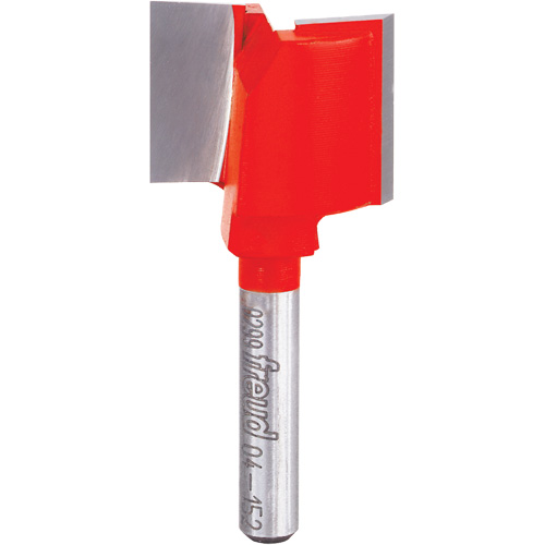 Router Bit - Double Flute Straight Bit, 1" Dia., 3/4" H, 2" L, 1/4" Shank Quali-T-Solutions