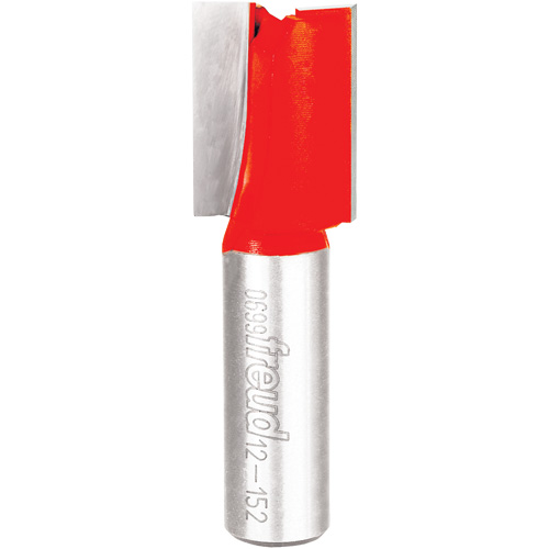 Fraise - foret droit &agrave; double cannelure, 3/4" dia, 1-1/4" ha, 2-1/2" lo, 1/2" Manche Quali-T-Solutions