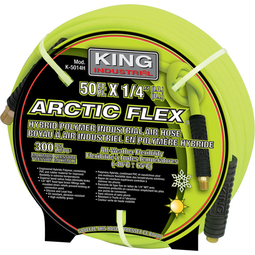50' Hybrid Polymer Industrial Air Hose Quali-T-Solutions