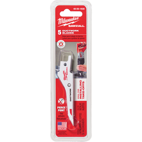 Lames pour gaines et conduits d'air Sawzall Quali-T-Solutions