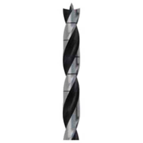 Brad Point Wood Bit, 1/2", 6" Length, 3/8" Shank Quali-T-Solutions