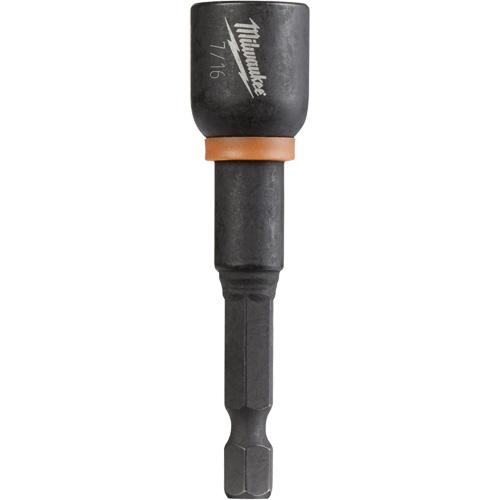 Shockwave Impact Duty Nut Driver, 1/4" Tip, 7/16" Drive, 2-9/16" L, Magnetic Quali-T-Solutions