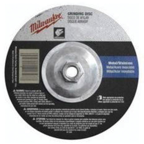 Grinding Wheel, 7" x 1/4", 5/8"-11 Arbor, Aluminum Oxide, Type 27 Quali-T-Solutions