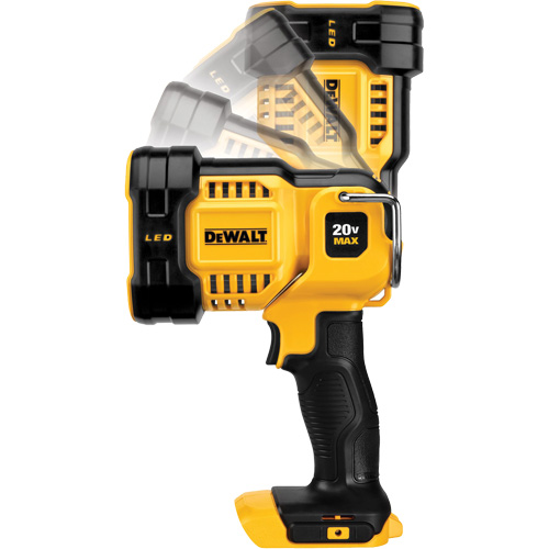 Projecteur &agrave; del pour chantier, DEL, 1000 Lumens, Piles Rechargeable Quali-T-Solutions