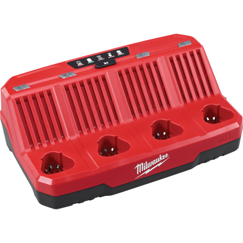 M12 Four Bay Sequential Charger, 12 V, Lithium-Ion Quali-T-Solutions