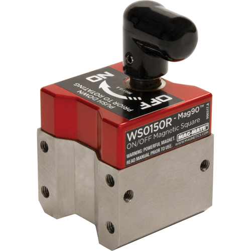 &eacute;querres magn&eacute;tiques Mag90 avec interrupteur, 1-1/2" lo x 1-1/2" la x 2-3/4" h, 150 lb Quali-T-Solutions