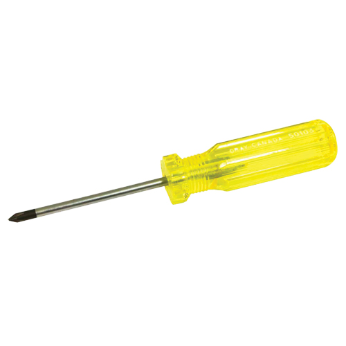 Tournevis Phillips, #1, 6-3/4" l, Prise Plastique Quali-T-Solutions