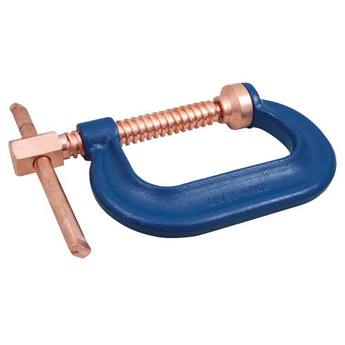 Serre-joint en C, Capacit&eacute; de 8" (203 mm), Profondeur de gorge de 4-1/2" (114 mm) Quali-T-Solutions