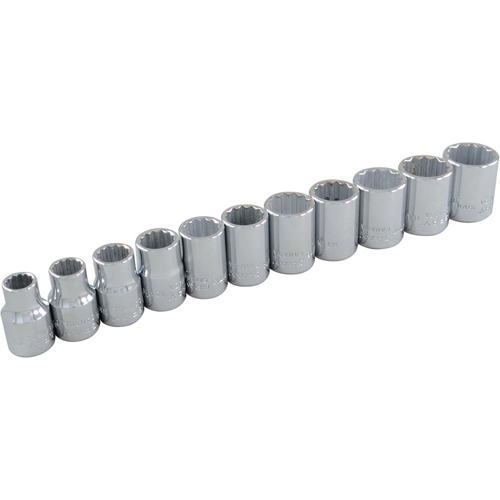 Jeu de douilles, 11 Mcx, Prise de 3/8" Quali-T-Solutions